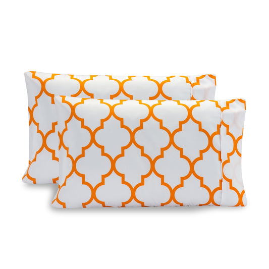 Luxury Bedding Outlet Quatrefoil Pattern Pillowcases