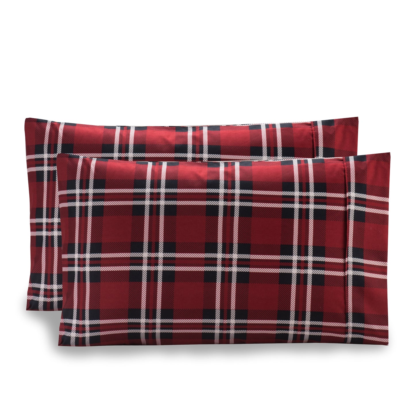 Luxury Bedding Outlet Plaid Pillowcases