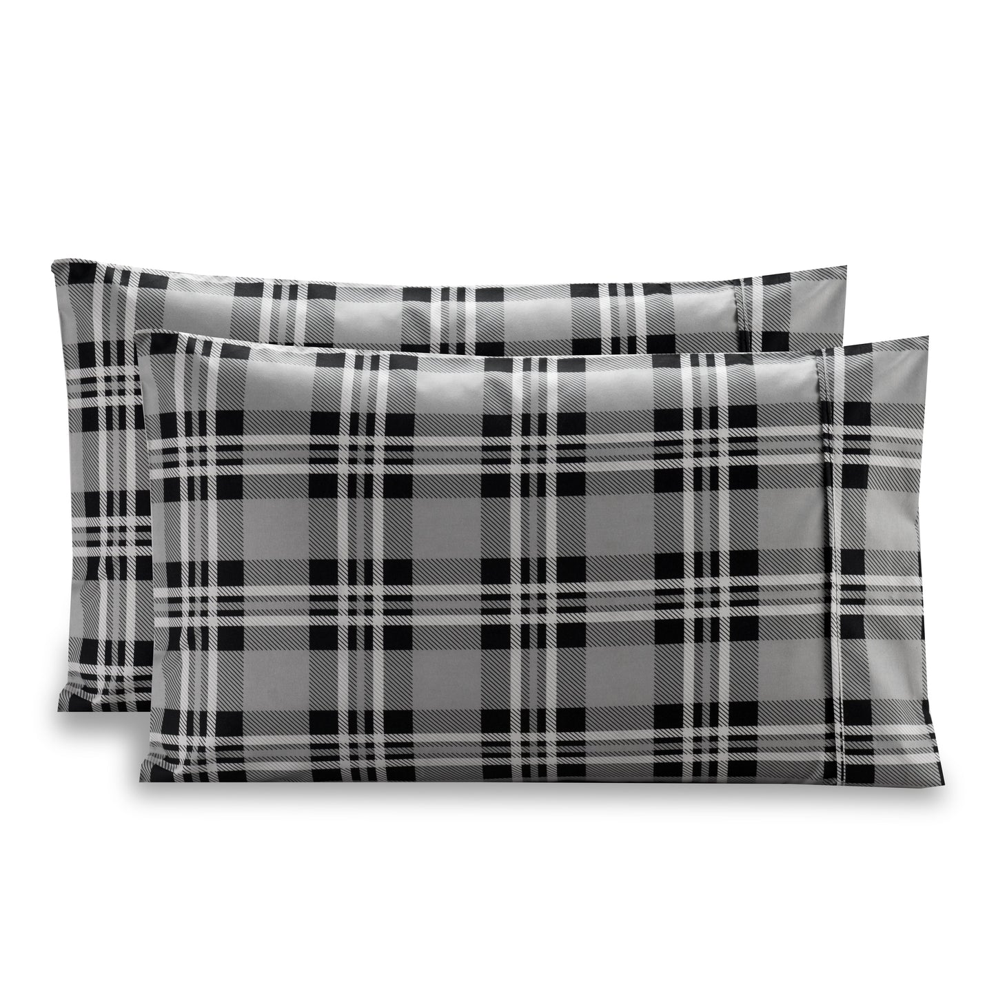 Luxury Bedding Outlet Plaid Pillowcases