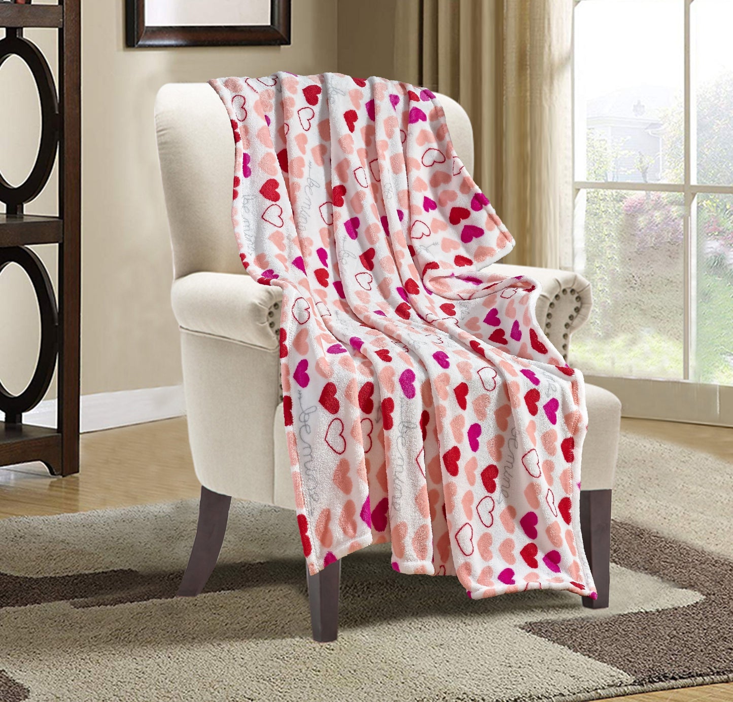 Luxury Bedding Outlet 50" x 60" Valentine's Day Throw Blanket