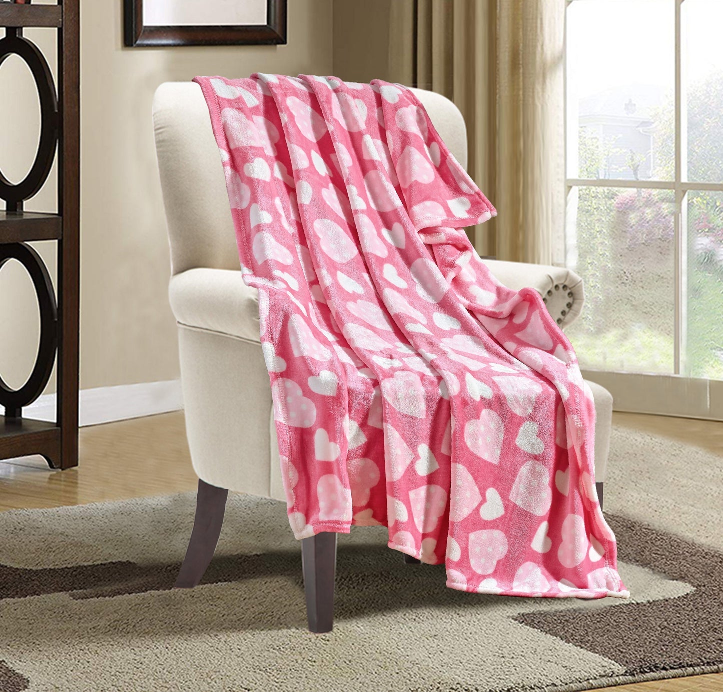 Luxury Bedding Outlet 50" x 60" Valentine's Day Throw Blanket