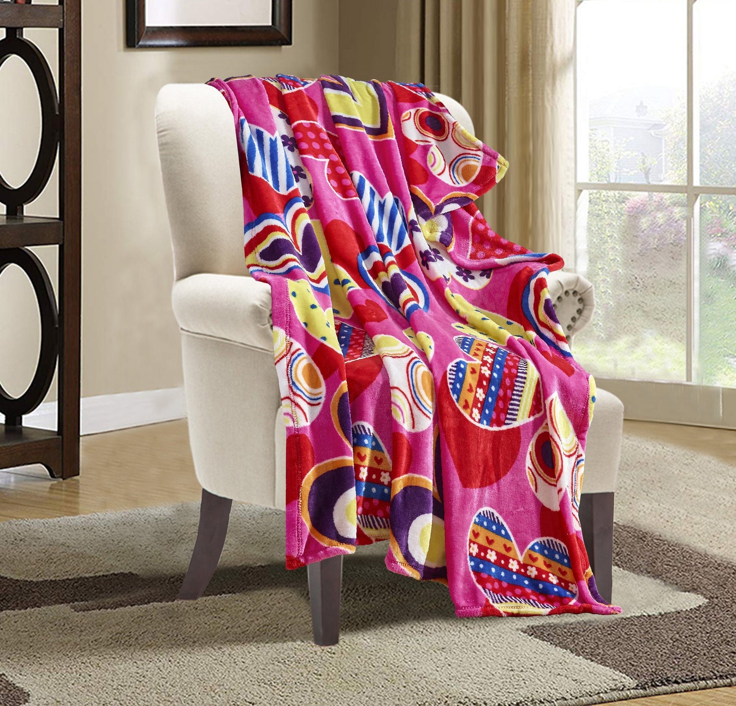 Luxury Bedding Outlet 50" x 60" Valentine's Day Throw Blanket