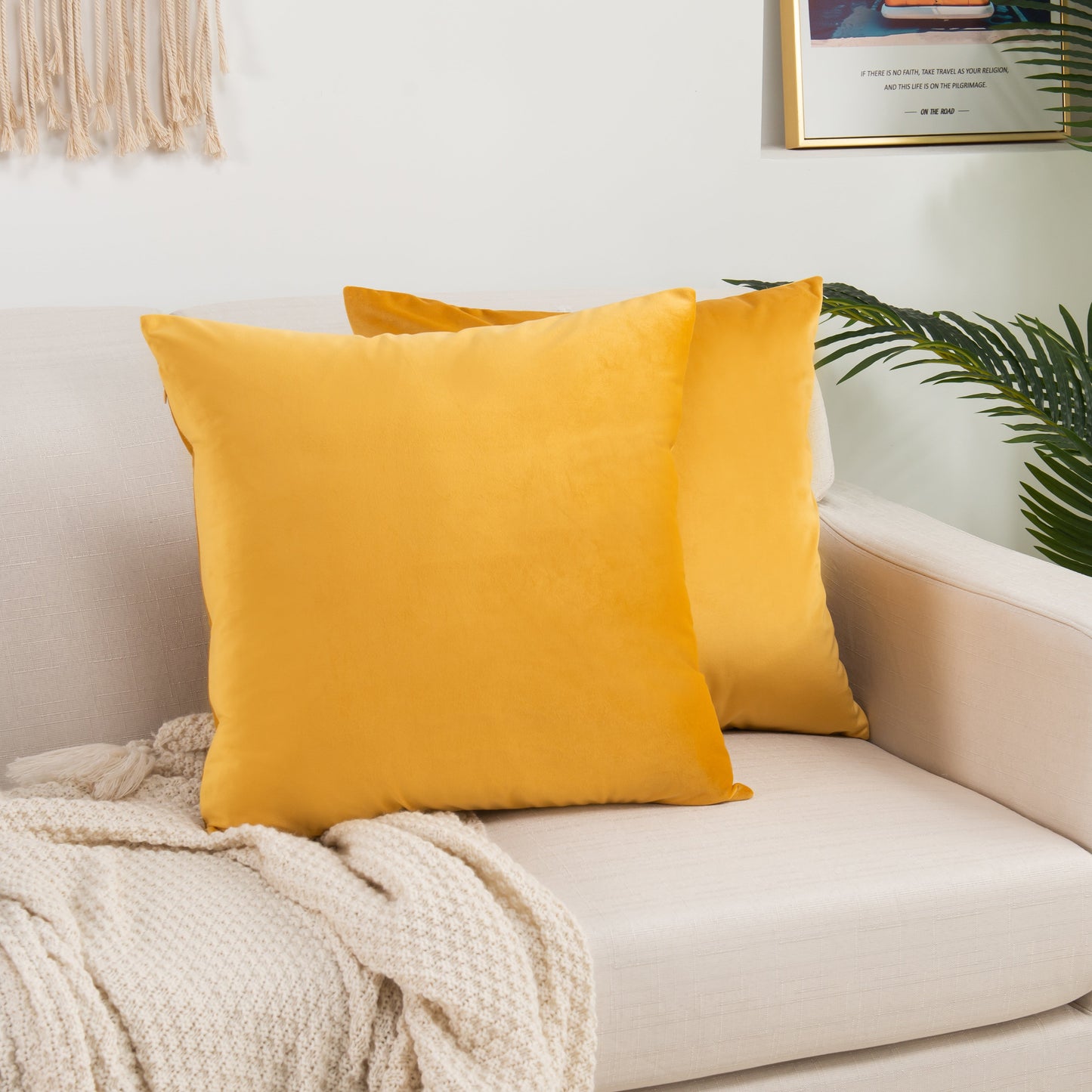 Luxury Bedding Outlet Velvet Throw Pillow Covers