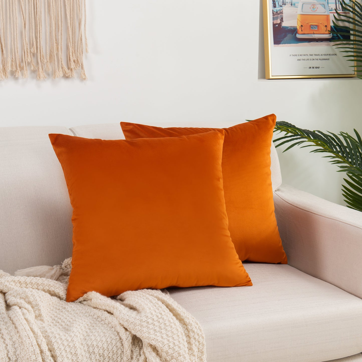 Luxury Bedding Outlet Velvet Throw Pillow Covers