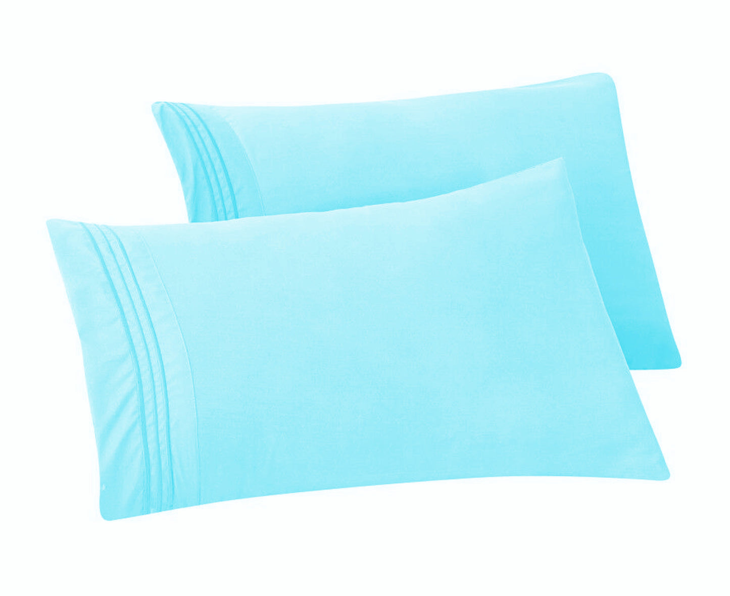 Luxury Bedding Outlet 3 Line Embroidery Pillowcases