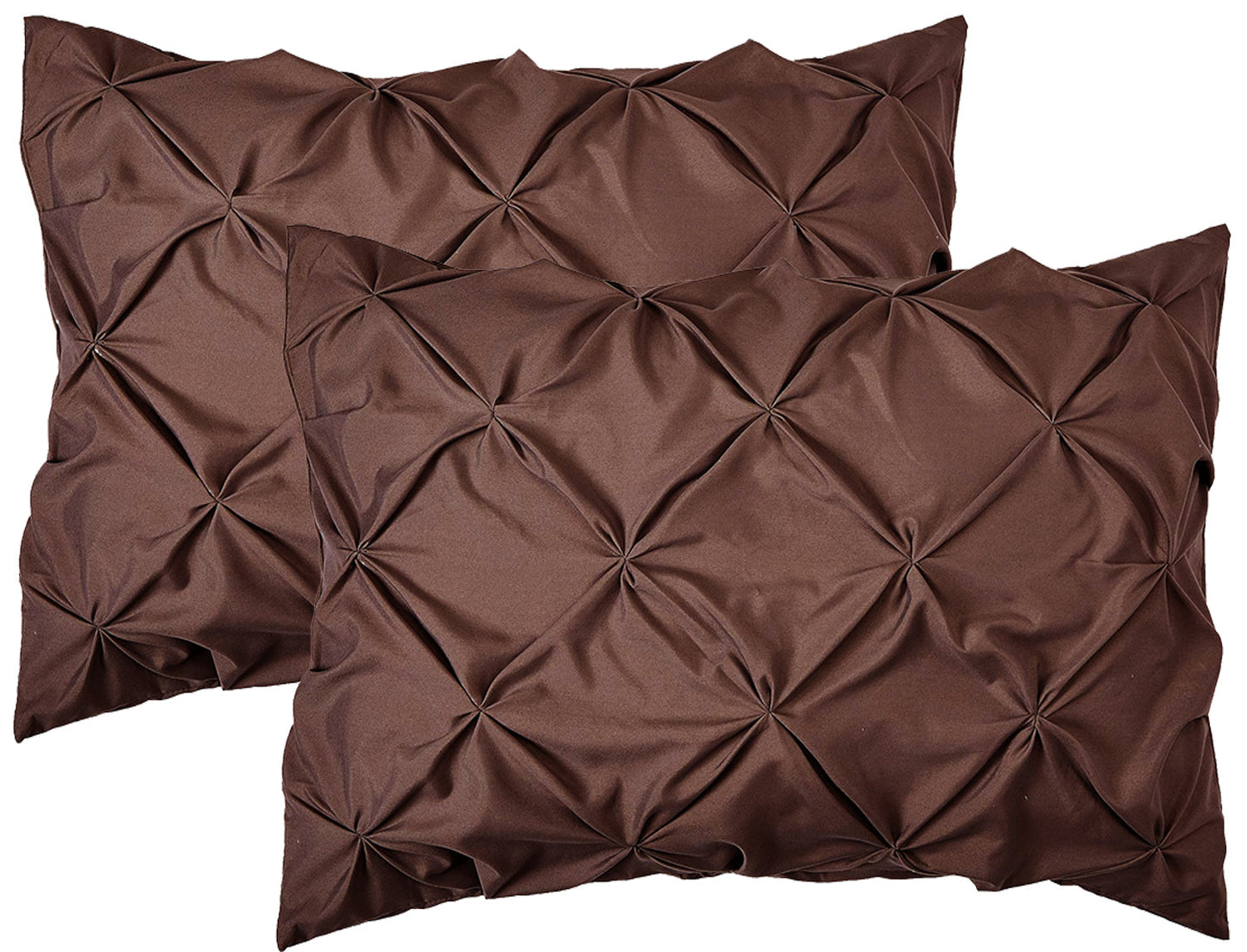 Luxury Bedding Outlet 8-Piece Pintuck Pinch Pleated Comforter Set