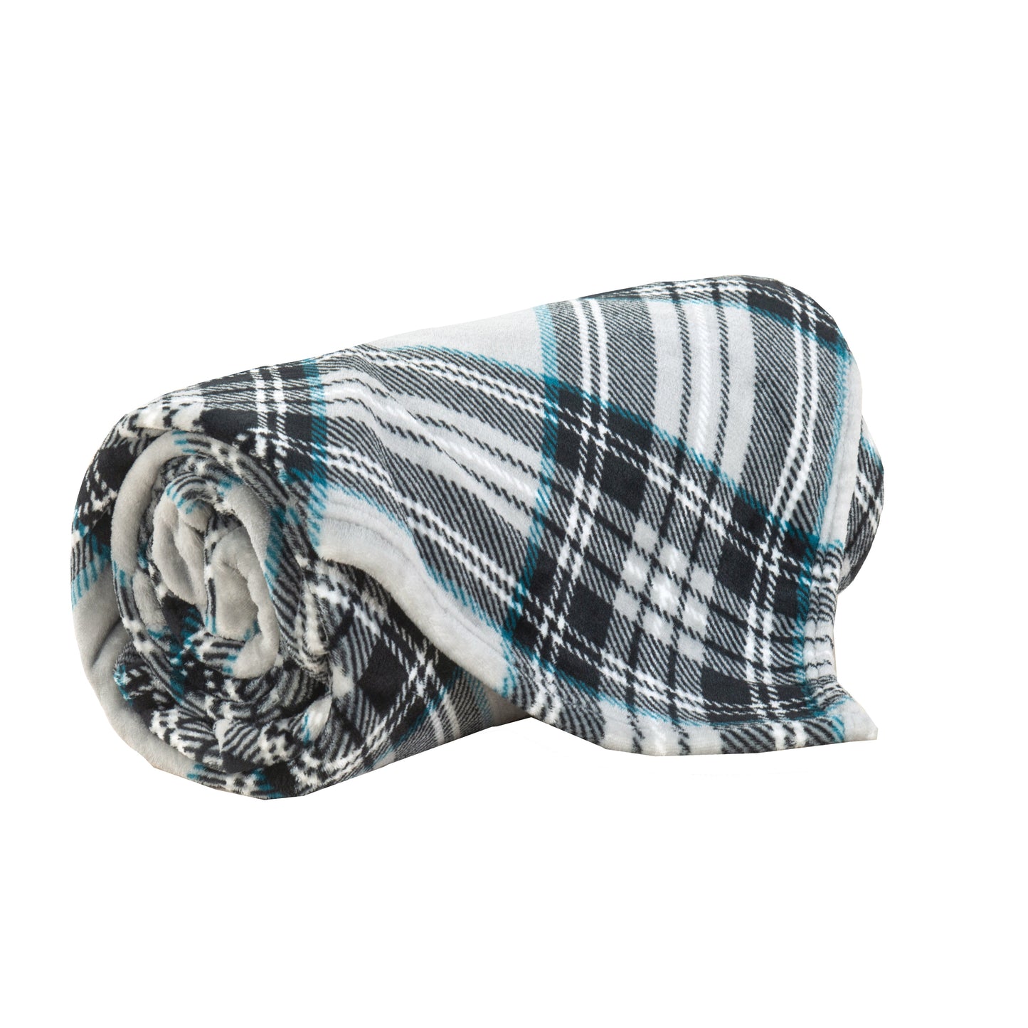 Luxury Bedding Outlet Plaid Pattern Fleece Blanket